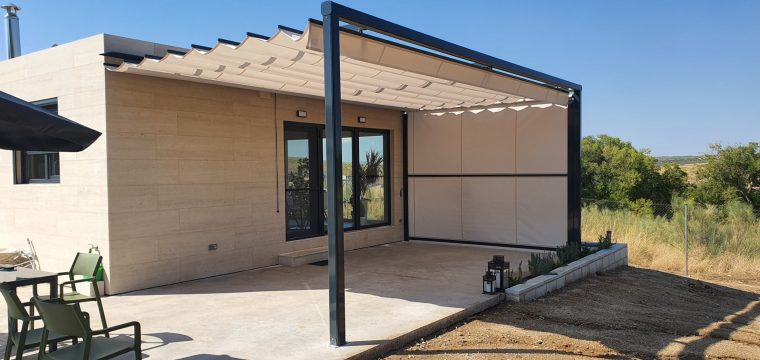 Pergola en un chalet