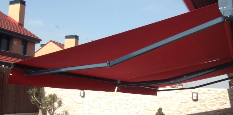 toldo extensible acrílico